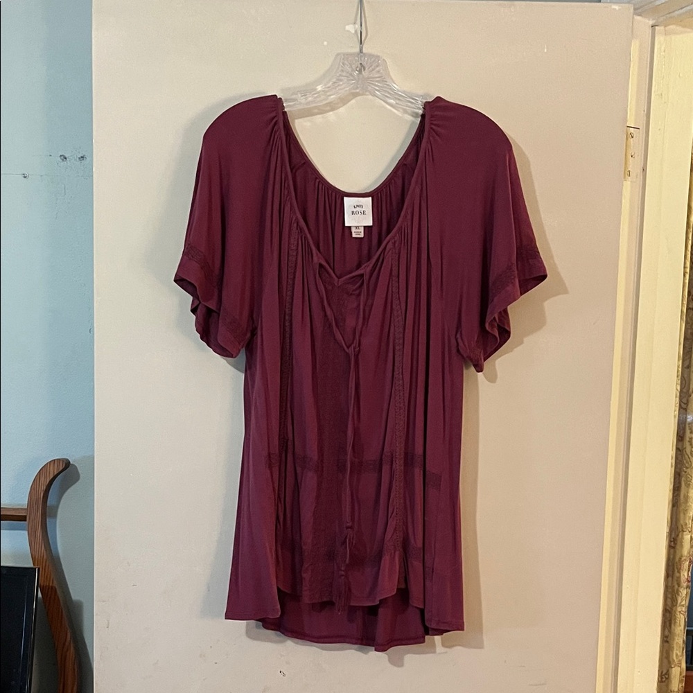 Knox Rose Plum Blouse